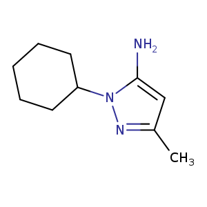 1-Cyclohexyl-3-methyl-1H-pyrazol-5-amine