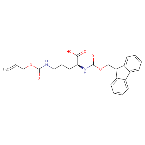 L-Ornithine, N2-[(9H-fluoren-9-ylmethoxy)carbonyl]-N5-[(2-propen-1-yloxy)carbonyl]-