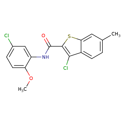 3-Chloro-N-(5-chloro-2-methoxyphenyl)-6-methylbenzo[b]thiophene-2-carboxamide