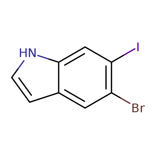 1H-Indole, 5-bromo-6-iodo-