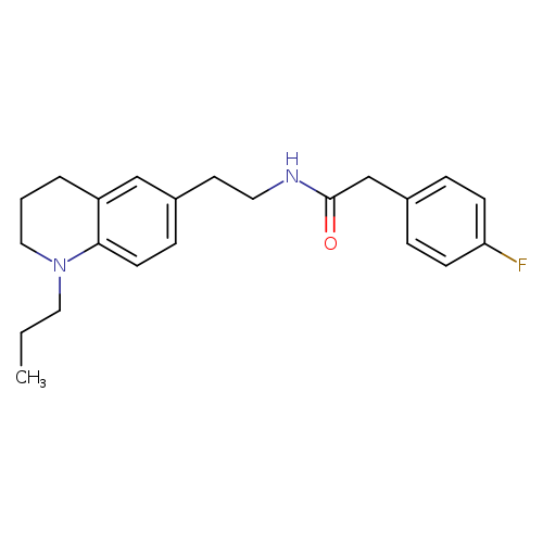 2-(4-fluorophenyl)-N-[2-(1-propyl-1,2,3,4-tetrahydroquinolin-6-yl)ethyl]acetamide