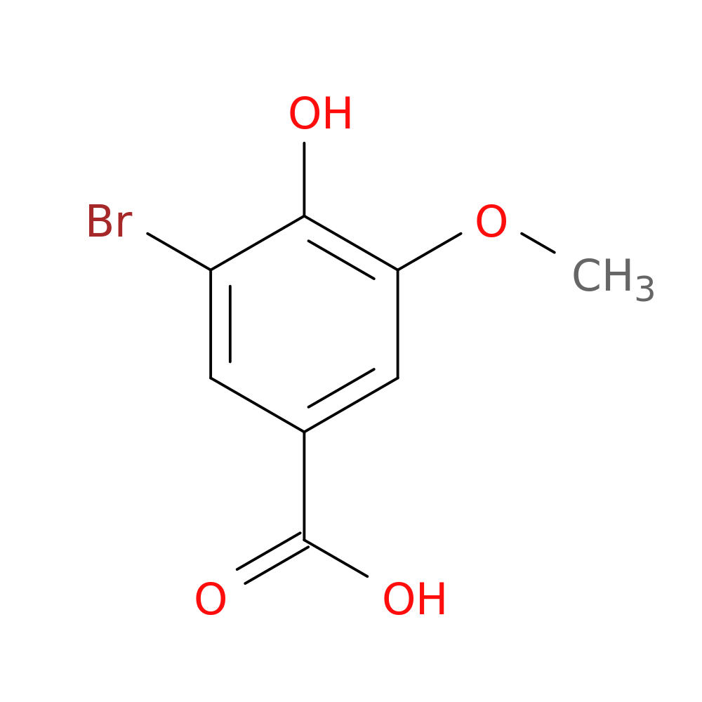 3-Bromo-4-hydroxy-5-methoxybenzoic acid