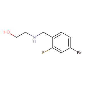 2-{[(4-Bromo-2-fluorophenyl)methyl]amino}ethanol