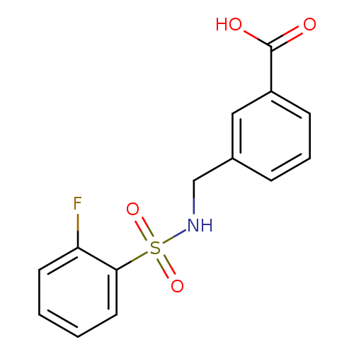3-[(2-fluorobenzenesulfonamido)methyl]benzoicacid