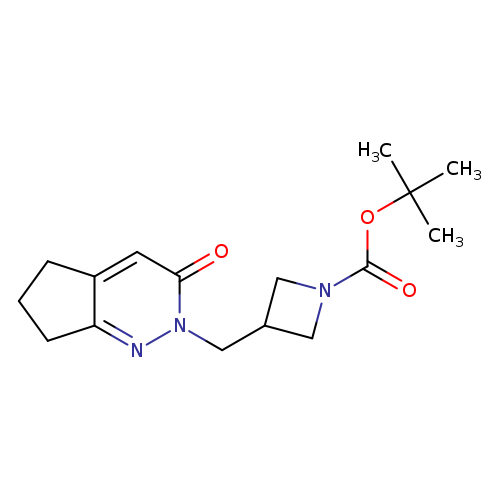 tert-butyl 3-({3-oxo-2H,3H,5H,6H,7H-cyclopenta[c]pyridazin-2-yl}methyl)azetidine-1-carboxylate