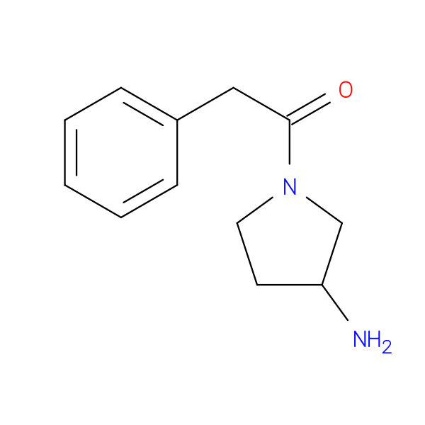 1-(3-aminopyrrolidin-1-yl)-2-phenylethan-1-one