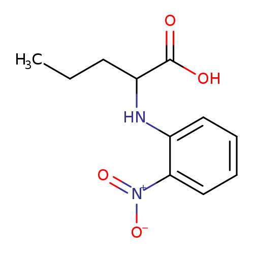 2-[(2-nitrophenyl)amino]pentanoic acid
