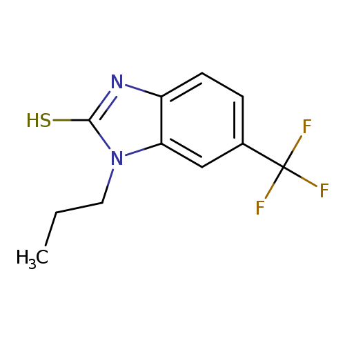 1-propyl-6-(trifluoromethyl)-1H-1,3-benzodiazole-2-thiol
