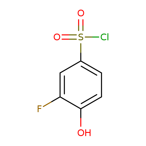 3-fluoro-4-hydroxybenzene-1-sulfonyl chloride