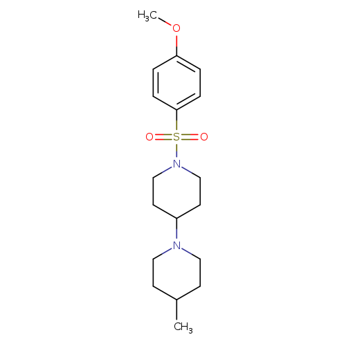 1'-[(4-methoxyphenyl)sulfonyl]-4-methyl-1,4'-bipiperidine