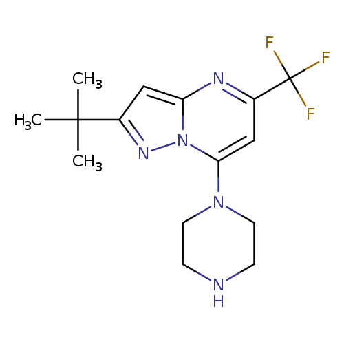2-(tert-Butyl)-7-piperazino-5-(trifluoromethyl)pyrazolo[1,5-a]pyrimidine