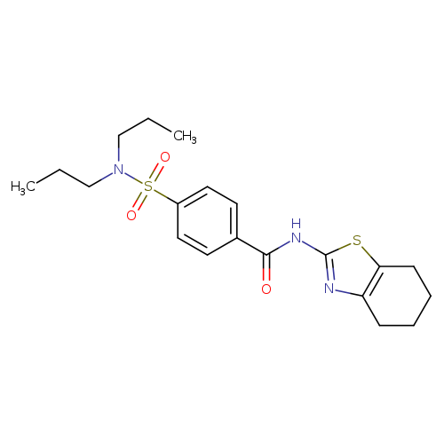 4-(dipropylsulfamoyl)-N-(4,5,6,7-tetrahydro-1,3-benzothiazol-2-yl)benzamide