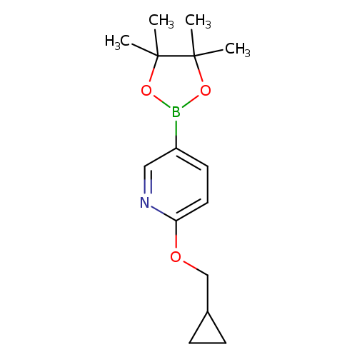 2-(Cyclopropylmethoxy)-5-(4,4,5,5-tetramethyl-1,3,2-dioxaborolan-2-yl)pyridine