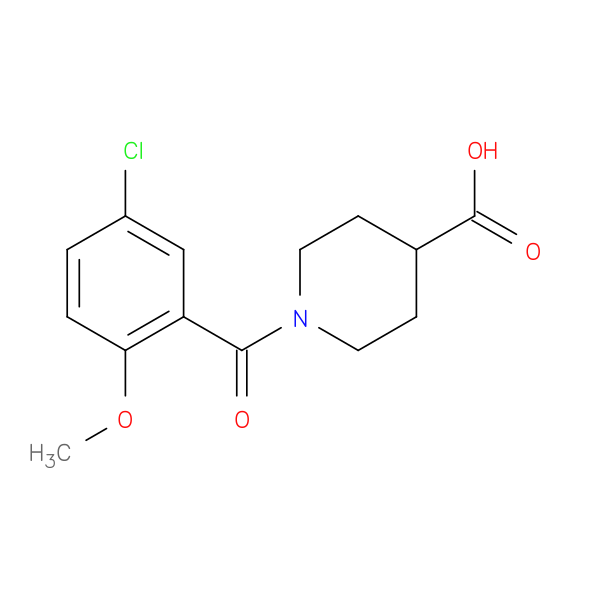 1-(5-chloro-2-methoxybenzoyl)piperidine-4-carboxylic acid
