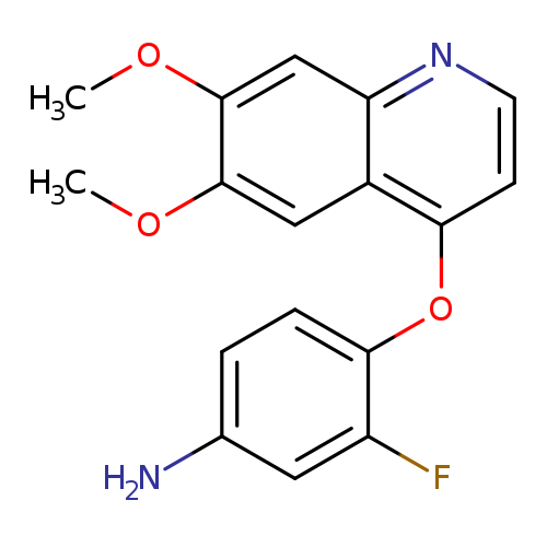 4-(6,7-Dimethoxyquinolin-4-yloxy)-3-fluorophenylamine