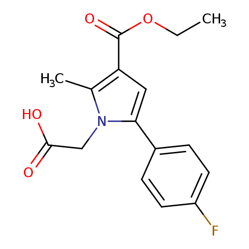 [3-(Ethoxycarbonyl)-5-(4-fluorophenyl)-2-methyl-1h-pyrrol-1-yl]acetic acid