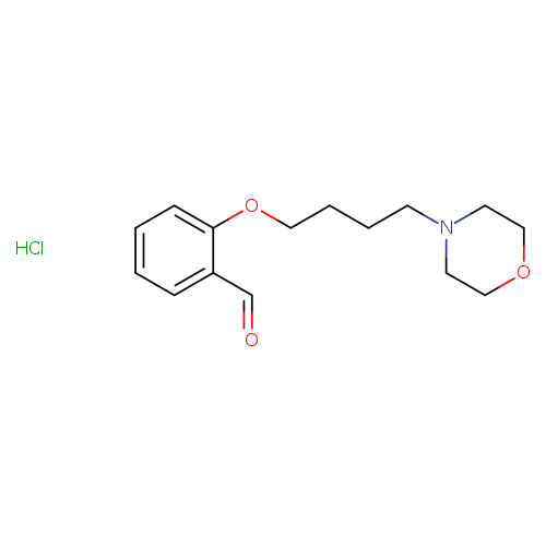 2-[4-(4-morpholinyl)butoxy]benzaldehyde hydrochloride