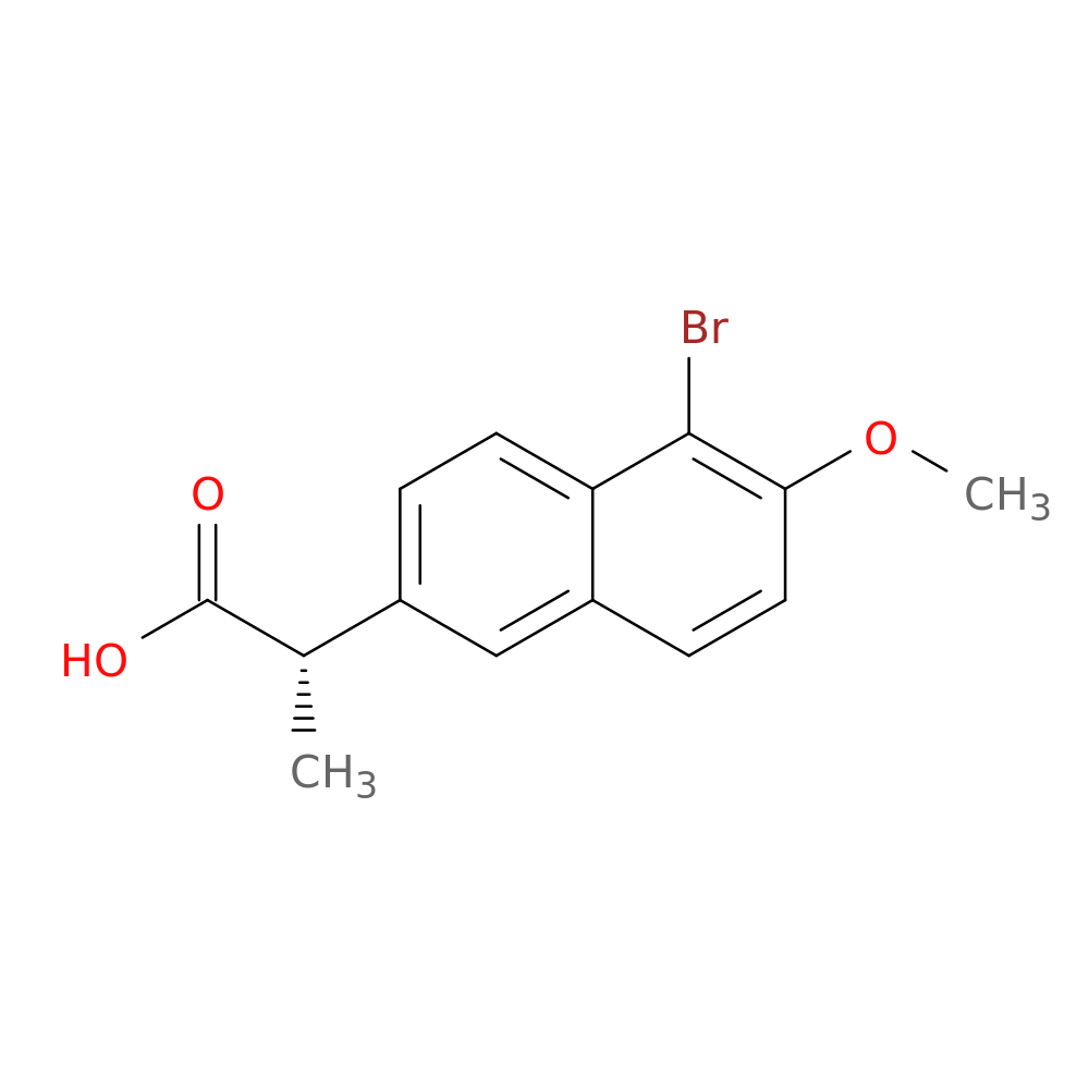 (S)-2-(5-Bromo-6-methoxynaphthalen-2-yl)propanoic acid