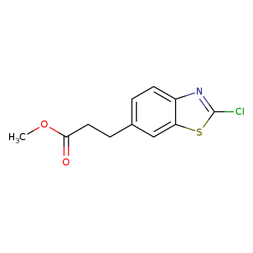 methyl 3-(2-chloro-1,3-benzothiazol-6-yl)propanoate
