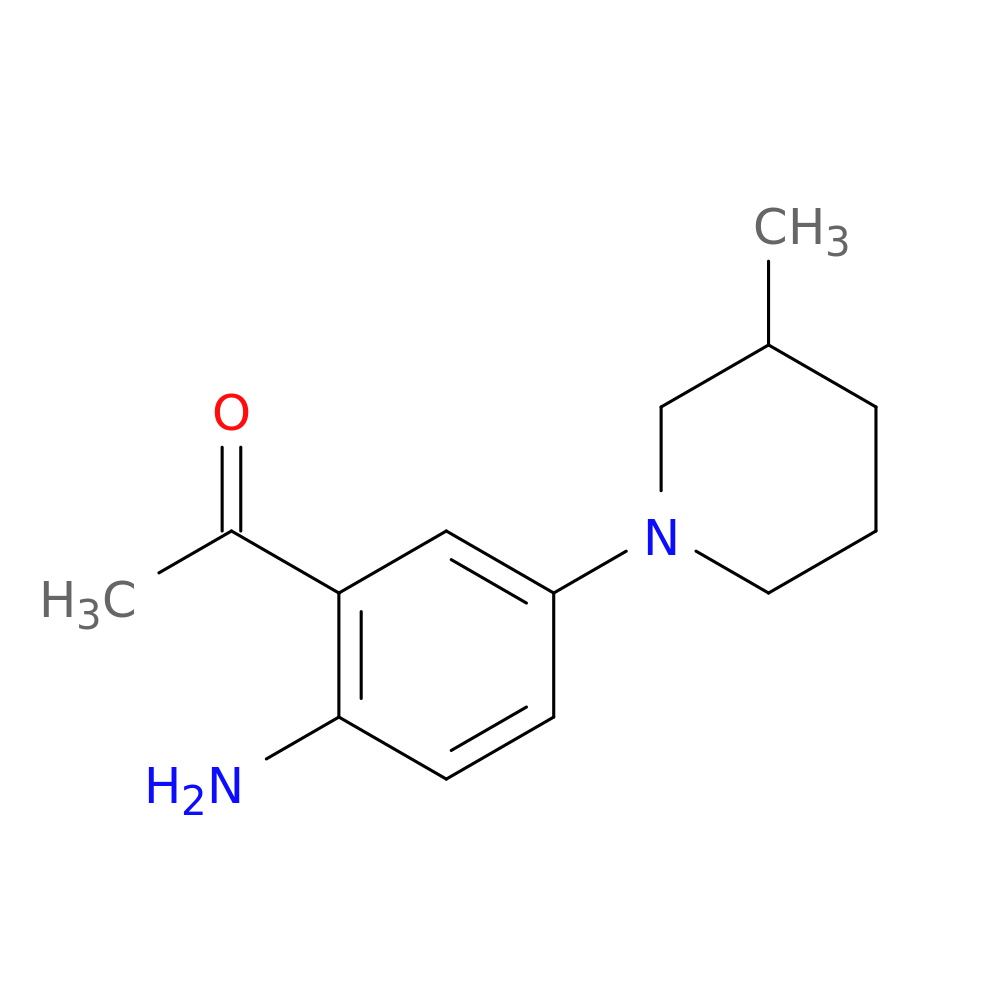 1-[2-Amino-5-(3-methylpiperidino)phenyl]-1-ethanone