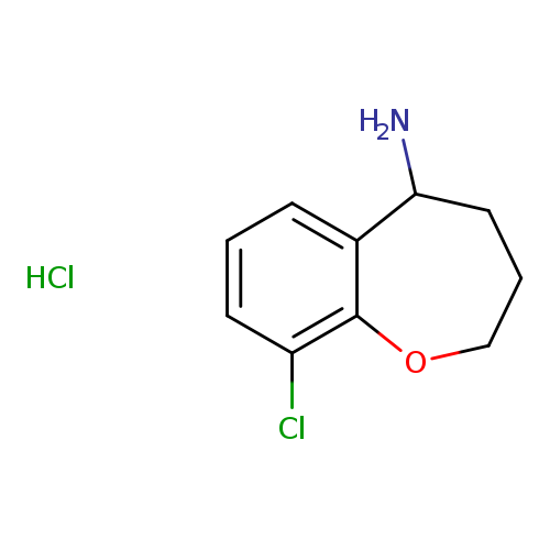 9-chloro-2,3,4,5-tetrahydro-1-benzoxepin-5-amine hydrochloride