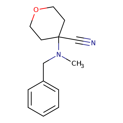 4-[benzyl(methyl)amino]oxane-4-carbonitrile