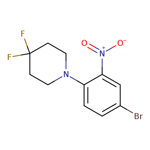 5-Bromo-2-(4,4-difluoropiperidin-1-yl)nitrobenzene