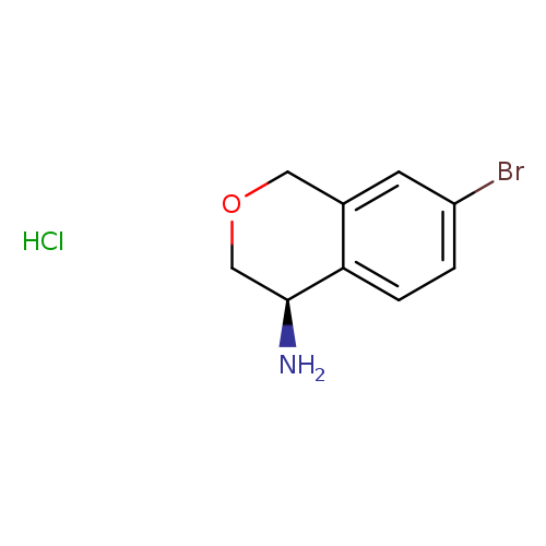 (4R)-7-bromo-3,4-dihydro-1H-2-benzopyran-4-amine hydrochloride