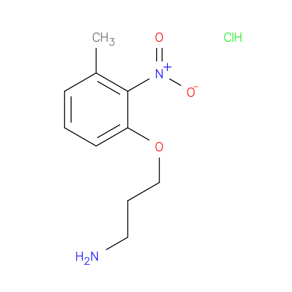 3-(3-methyl-2-nitrophenoxy)propan-1-amine hydrochloride