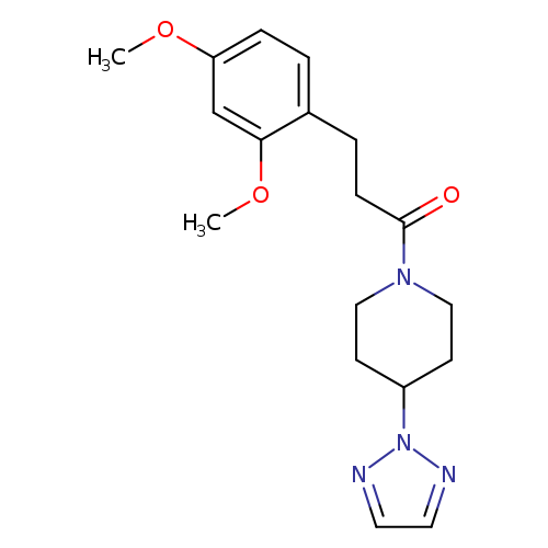 3-(2,4-dimethoxyphenyl)-1-[4-(2H-1,2,3-triazol-2-yl)piperidin-1-yl]propan-1-one