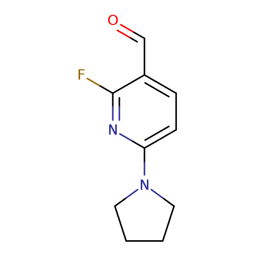 2-Fluoro-6-(pyrrolidin-1-yl)nicotinaldehyde