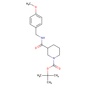 N-(4-Methoxybenzyl) 1-BOC-piperidine-3-carboxamide