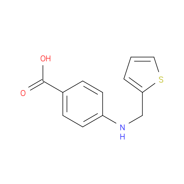 4-((Thiophen-2-ylmethyl)amino)benzoic acid