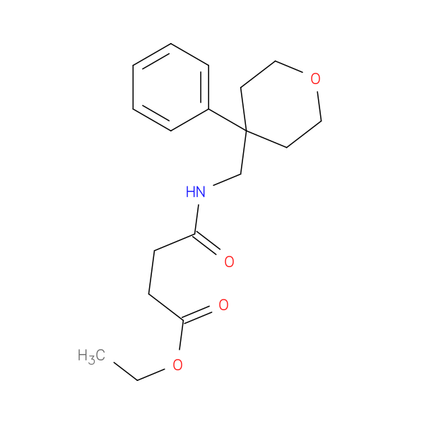 ethyl 3-{[(4-phenyloxan-4-yl)methyl]carbamoyl}propanoate