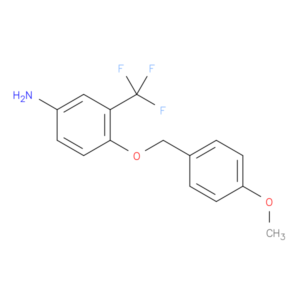 4-((4-Methoxybenzyl)oxy)-3-(trifluoromethyl)aniline