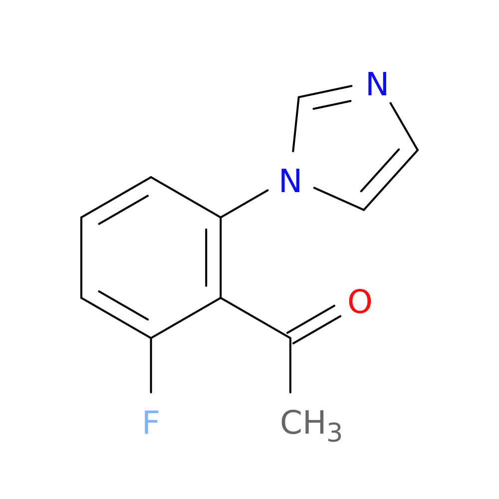 1-[2-Fluoro-6-(1h-imidazol-1-yl)phenyl]ethanone