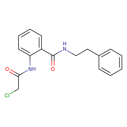 2-(2-chloroacetamido)-N-(2-phenylethyl)benzamide