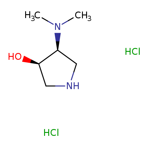 rac-(3R,4S)-4-(dimethylamino)-3-pyrrolidinol dihydrochloride