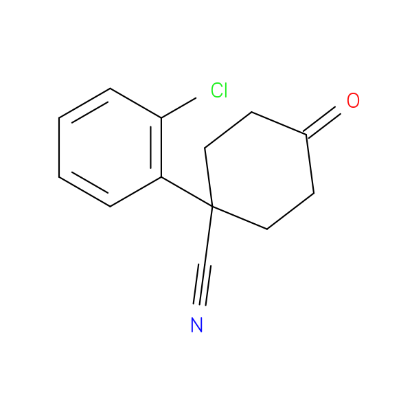 1-(2-Chlorophenyl)-4-oxocyclohexanecarbonitrile