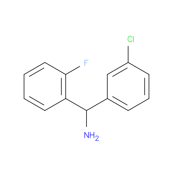 (3-chlorophenyl)(2-fluorophenyl)methanamine