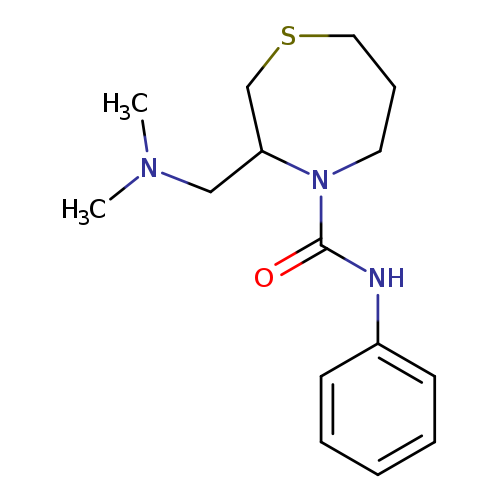 3-[(dimethylamino)methyl]-N-phenyl-1,4-thiazepane-4-carboxamide