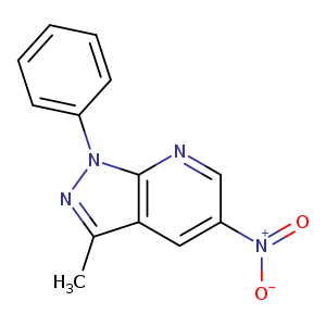 3-Methyl-5-nitro-1-phenyl-1H-pyrazolo[3,4-b]pyridine
