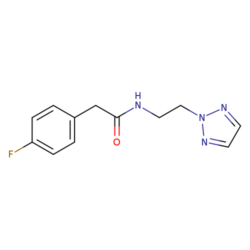 2-(4-fluorophenyl)-N-[2-(2H-1,2,3-triazol-2-yl)ethyl]acetamide
