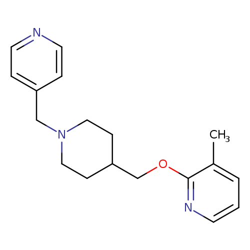3-methyl-2-({1-[(pyridin-4-yl)methyl]piperidin-4-yl}methoxy)pyridine