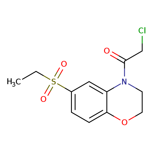 2-Chloro-1-(6-(ethylsulfonyl)-2H-benzo[b][1,4]oxazin-4(3H)-yl)ethanone