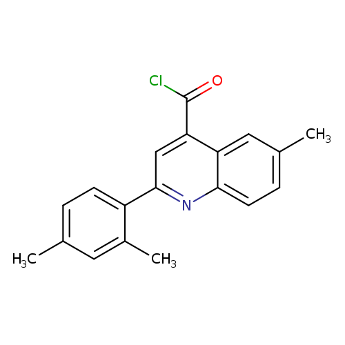 2-(2,4-Dimethylphenyl)-6-methylquinoline-4-carbonyl chloride