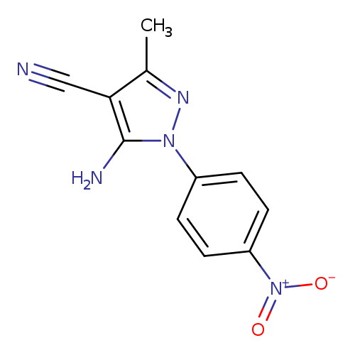 5-Amino-4-cyano-3-methyl-1-(4-nitrophenyl)pyrazole