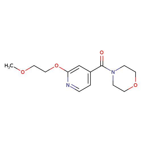 4-[2-(2-methoxyethoxy)pyridine-4-carbonyl]morpholine