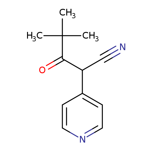 4,4-dimethyl-3-oxo-2-(pyridin-4-yl)pentanenitrile