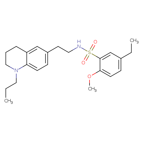 5-ethyl-2-methoxy-N-[2-(1-propyl-1,2,3,4-tetrahydroquinolin-6-yl)ethyl]benzene-1-sulfonamide